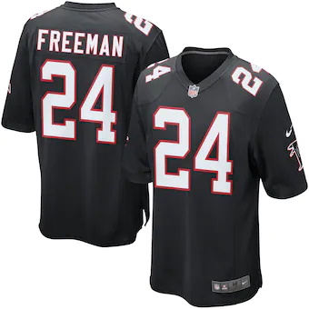 youth nike devonta freeman black atlanta falcons game jerse